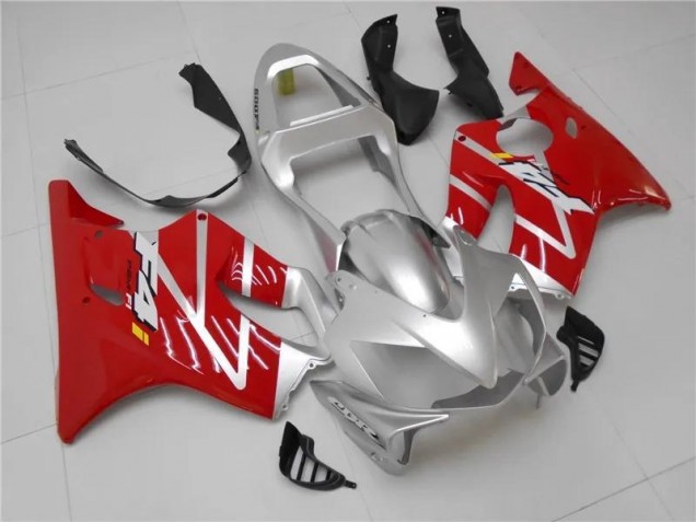 Carénage Moto CBR 600 F4i 2001-2003 - Argent Rouge Carénage Moto CBR 600 F4i 2001-2003 - Argent Rouge