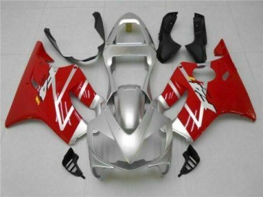 Carénage Moto CBR 600 F4i 2001-2003 - Argent Rouge