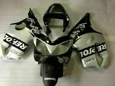 Carénage Moto CBR 600 F4i 2001-2003 - Noir Argent Repsol
