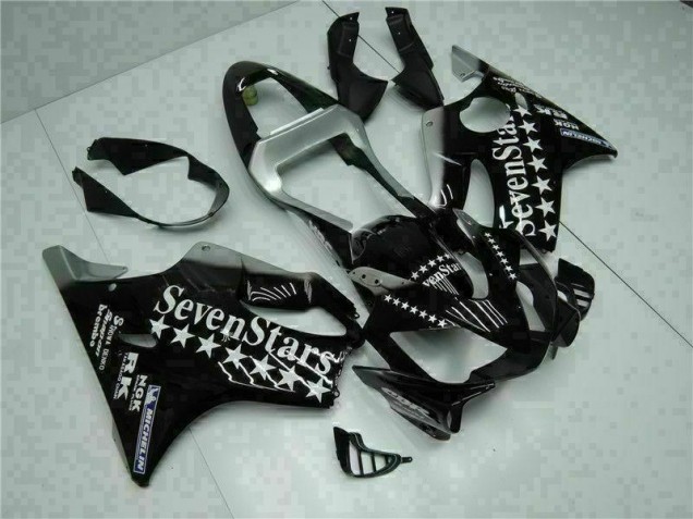 Carénage Moto CBR 600 F4i 2001-2003 - Noir Blanc SevenStarss Carénage Moto CBR 600 F4i 2001-2003 - Noir Blanc SevenStarss