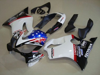 Carénage Moto CBR 600 F4i 2004-2007 - Blanc Bleu DENSO HRC Carrera