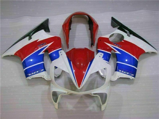 Carénage Moto CBR 600 F4i 2004-2007 - Blanc Rouge Carénage Moto CBR 600 F4i 2004-2007 - Blanc Rouge