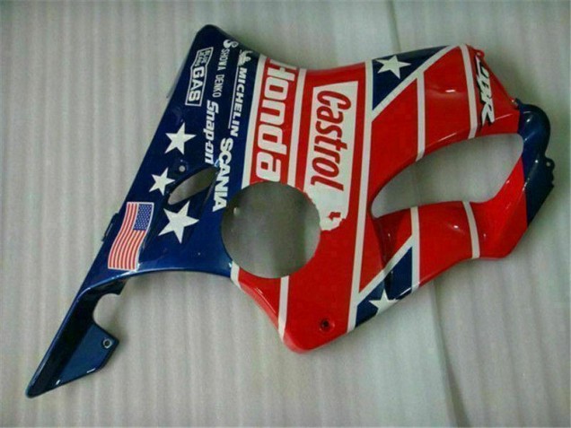 Carénage Moto CBR 600 F4i 2004-2007 - Bleu Rouge Castrol Cycle World