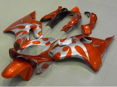 Carénage Moto CBR 600 F4i 2004-2007 - Orange Argent