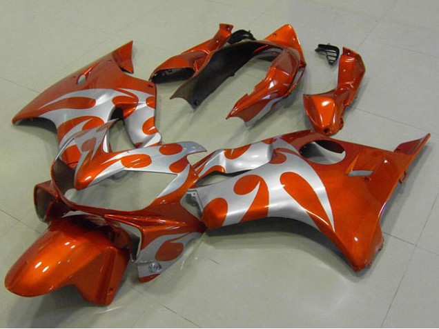 Carénage Moto CBR 600 F4i 2004-2007 - Orange Argent Carénage Moto CBR 600 F4i 2004-2007 - Orange Argent