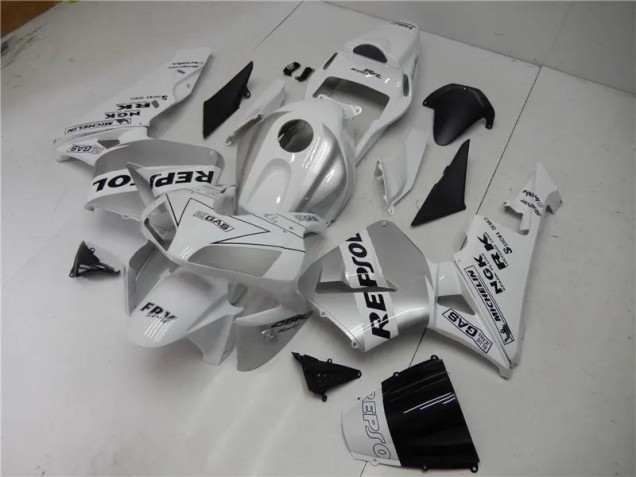 Carénage Moto CBR 600 RR 2003-2004 - Argent Blanc Noir Repsol Carénage Moto CBR 600 RR 2003-2004 - Argent Blanc Noir Repsol