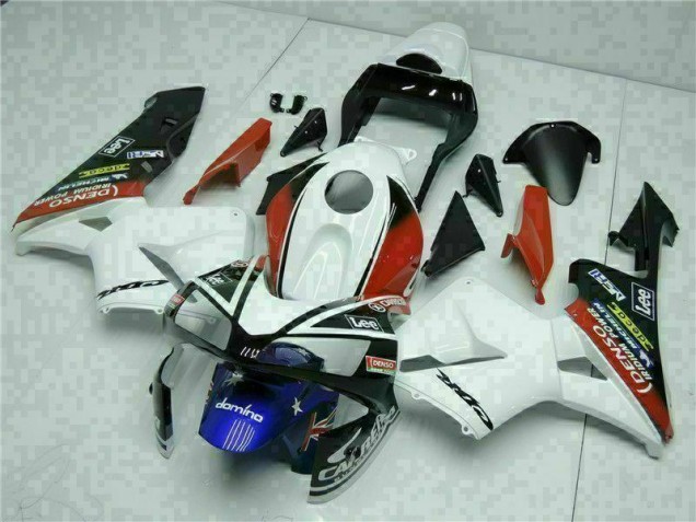 Carénage Moto CBR 600 RR 2003-2004 - Blanc Bleu Carénage Moto CBR 600 RR 2003-2004 - Blanc Bleu