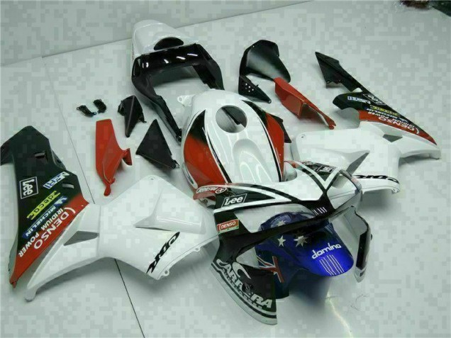 Carénage Moto CBR 600 RR 2003-2004 - Blanc Bleu Carénage Moto CBR 600 RR 2003-2004 - Blanc Bleu