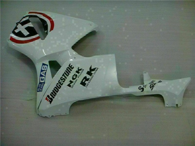 Carénage Moto CBR 600 RR 2003-2004 - Blanc Bleu R 2 Carénage Moto CBR 600 RR 2003-2004 - Blanc Bleu R 2