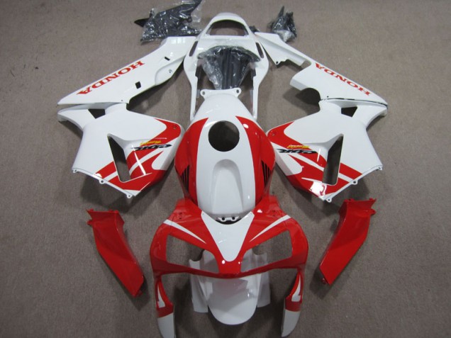 Carénage Moto CBR 600 RR 2003-2004 - Blanc Rouge Carénage Moto CBR 600 RR 2003-2004 - Blanc Rouge