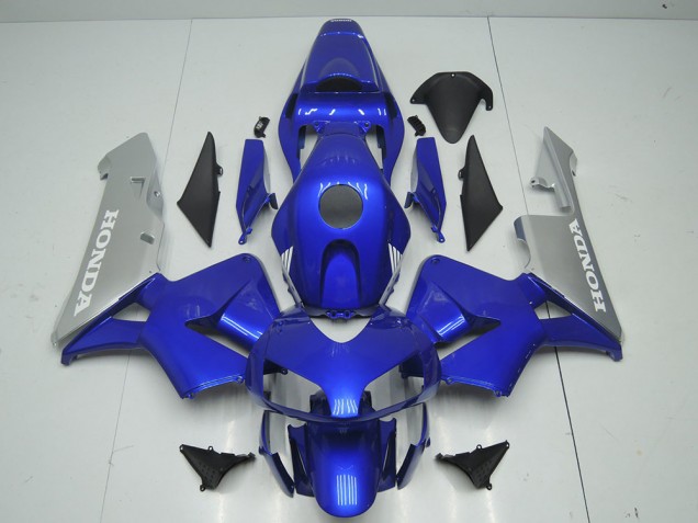 Carénage Moto CBR 600 RR 2003-2004 - Bleu Argent Carénage Moto CBR 600 RR 2003-2004 - Bleu Argent