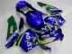 Carénage Moto CBR 600 RR 2003-2004 - Bleu Vert Movistar Castrol Carénage Moto CBR 600 RR 2003-2004 - Bleu Vert Movistar Castrol