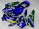 Carénage Moto CBR 600 RR 2003-2004 - Bleu Vert Movistar Castrol Carénage Moto CBR 600 RR 2003-2004 - Bleu Vert Movistar Castrol