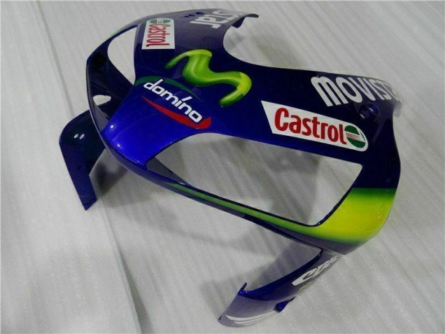 Carénage Moto CBR 600 RR 2003-2004 - Bleu Vert Movistar Castrol Carénage Moto CBR 600 RR 2003-2004 - Bleu Vert Movistar Castrol