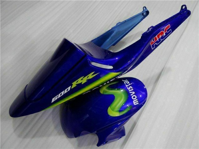 Carénage Moto CBR 600 RR 2003-2004 - Bleu Vert Movistar Castrol Carénage Moto CBR 600 RR 2003-2004 - Bleu Vert Movistar Castrol