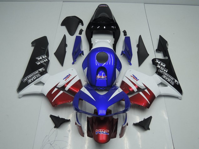 Carénage Moto CBR 600 RR 2003-2004 - Dark Rouge Bleu Carénage Moto CBR 600 RR 2003-2004 - Dark Rouge Bleu