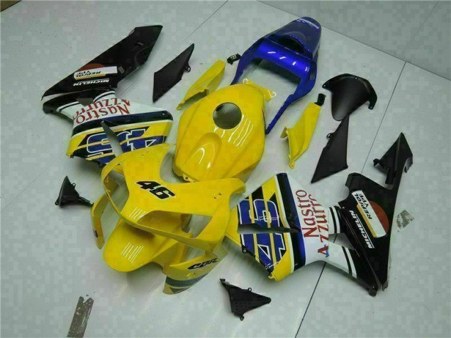 Carénage Moto CBR 600 RR 2003-2004 - Jaune Carénage Moto CBR 600 RR 2003-2004 - Jaune