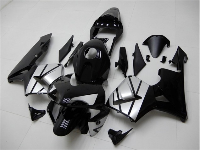 Carénage Moto CBR 600 RR 2003-2004 - Noir Argent Carénage Moto CBR 600 RR 2003-2004 - Noir Argent