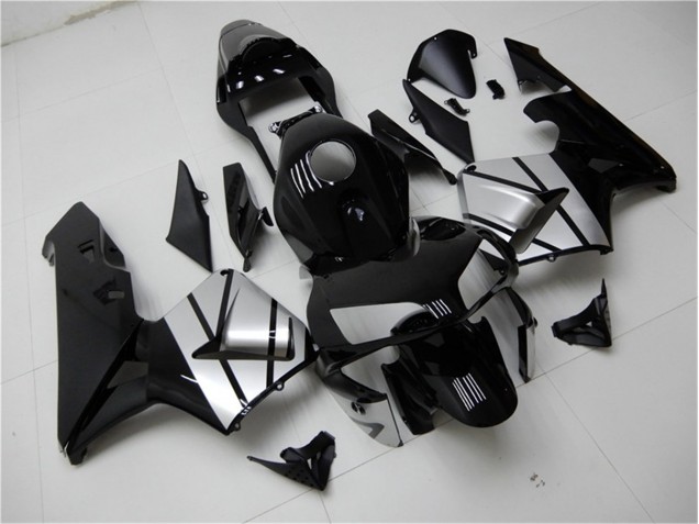 Carénage Moto CBR 600 RR 2003-2004 - Noir Argent Carénage Moto CBR 600 RR 2003-2004 - Noir Argent