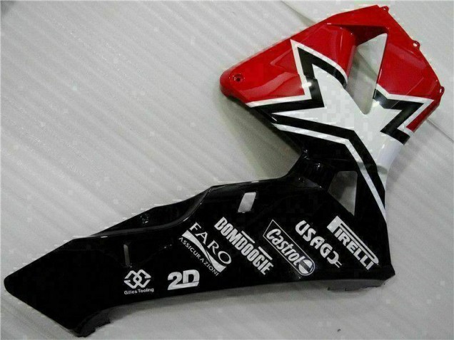Carénage Moto CBR 600 RR 2003-2004 - Noir Blanc 11 Carénage Moto CBR 600 RR 2003-2004 - Noir Blanc 11