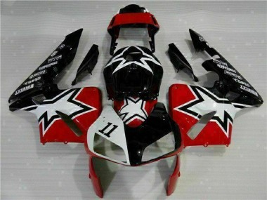 Carénage Moto CBR 600 RR 2003-2004 - Noir Blanc 11