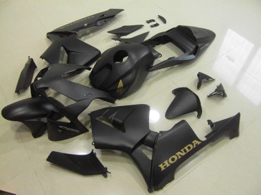 Carénage Moto CBR 600 RR 2003-2004 - Noir Mat Or