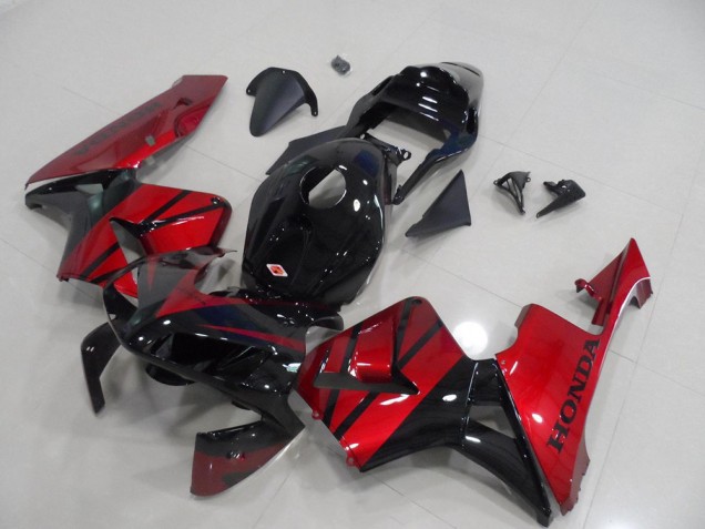 Carénage Moto CBR 600 RR 2003-2004 - Noir Rouge Bonbon Carénage Moto CBR 600 RR 2003-2004 - Noir Rouge Bonbon