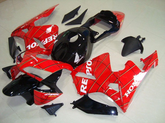Carénage Moto CBR 600 RR 2003-2004 - Noir Spider Man Repsol Carénage Moto CBR 600 RR 2003-2004 - Noir Spider Man Repsol