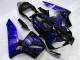 Carénage Moto CBR 600 RR 2003-2004 - Noir avec Bleu Flamme Carénage Moto CBR 600 RR 2003-2004 - Noir avec Bleu Flamme