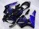 Carénage Moto CBR 600 RR 2003-2004 - Noir avec Bleu Flamme Carénage Moto CBR 600 RR 2003-2004 - Noir avec Bleu Flamme