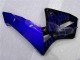 Carénage Moto CBR 600 RR 2003-2004 - Noir avec Bleu Flamme Carénage Moto CBR 600 RR 2003-2004 - Noir avec Bleu Flamme