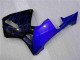 Carénage Moto CBR 600 RR 2003-2004 - Noir avec Bleu Flamme Carénage Moto CBR 600 RR 2003-2004 - Noir avec Bleu Flamme