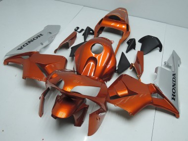 Carénage Moto CBR 600 RR 2003-2004 - Orange Argent