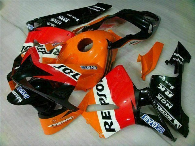 Carénage Moto CBR 600 RR 2003-2004 - Orange Repsol Carénage Moto CBR 600 RR 2003-2004 - Orange Repsol