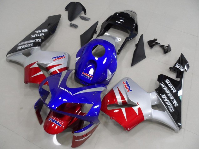 Carénage Moto CBR 600 RR 2003-2004 - Rouge Argent Bleu Carénage Moto CBR 600 RR 2003-2004 - Rouge Argent Bleu