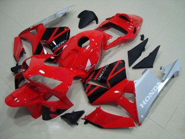 Carénage Moto CBR 600 RR 2003-2004 - Rouge Argent