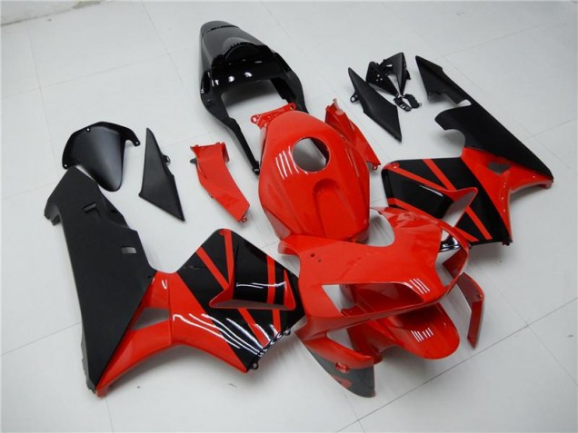 Carénage Moto CBR 600 RR 2003-2004 - Rouge Noir Carénage Moto CBR 600 RR 2003-2004 - Rouge Noir