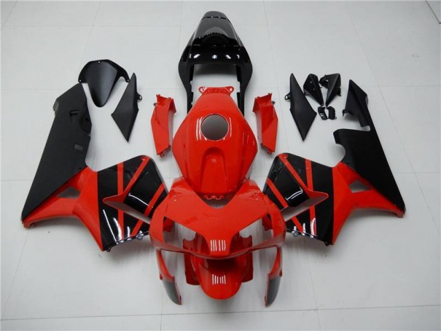 Carénage Moto CBR 600 RR 2003-2004 - Rouge Noir Carénage Moto CBR 600 RR 2003-2004 - Rouge Noir
