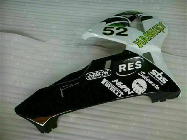 Carénage Moto CBR 600 RR 2003-2004 - Vert Blanc Noir