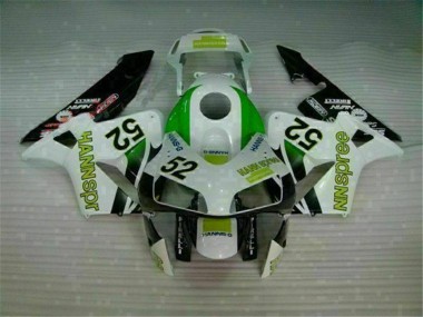 Carénage Moto CBR 600 RR 2003-2004 - Vert Blanc Noir