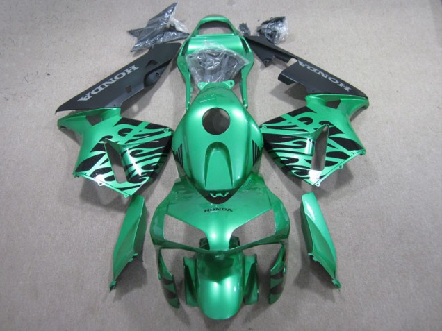 Carénage Moto CBR 600 RR 2003-2004 - Vert Noir Carénage Moto CBR 600 RR 2003-2004 - Vert Noir