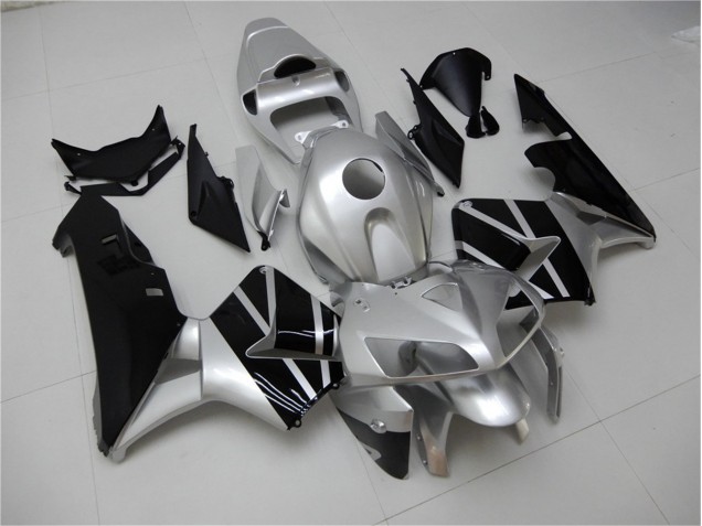 Carénage Moto CBR 600 RR 2005-2006 - Argent Noir Carénage Moto CBR 600 RR 2005-2006 - Argent Noir