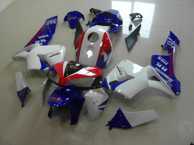 Carénage Moto CBR 600 RR 2005-2006 - Blanc Bleu Rouge HRC Carénage Moto CBR 600 RR 2005-2006 - Blanc Bleu Rouge HRC