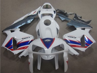Carénage Moto CBR 600 RR 2005-2006 - Blanc Bleu Rouge