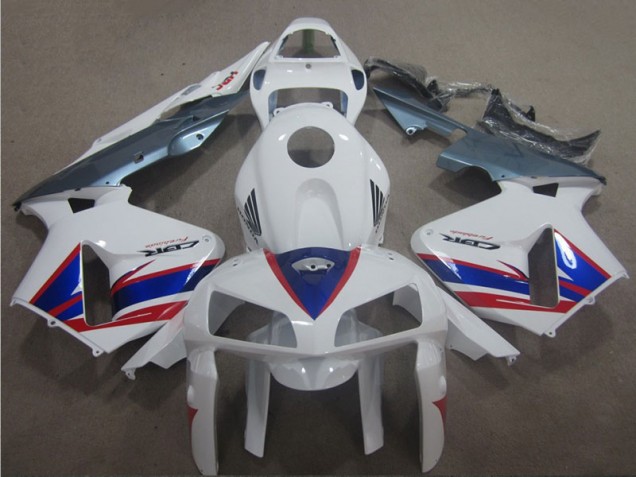 Carénage Moto CBR 600 RR 2005-2006 - Blanc Bleu Rouge Carénage Moto CBR 600 RR 2005-2006 - Blanc Bleu Rouge