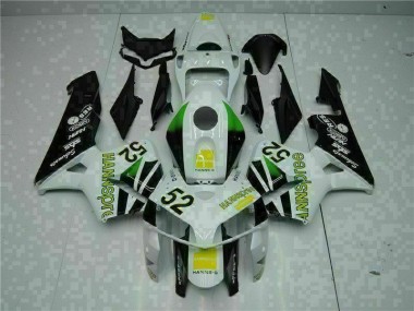 Carénage Moto CBR 600 RR 2005-2006 - Blanc Jaune Vert 52