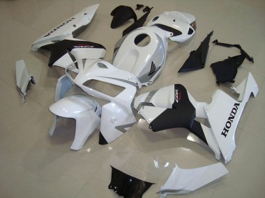 Carénage Moto CBR 600 RR 2005-2006 - Blanc Nacré Noir Mat