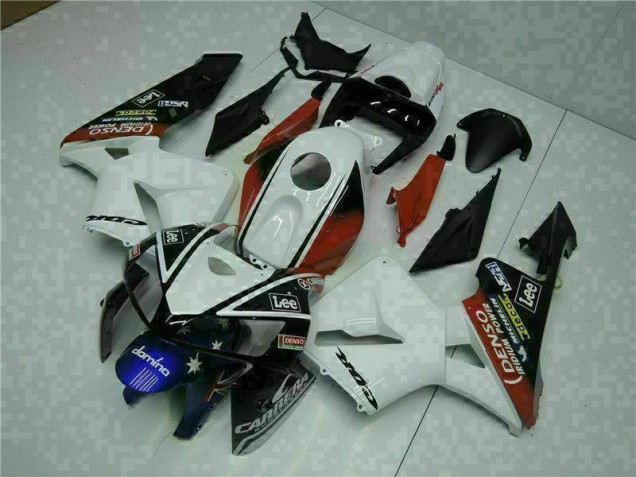 Carénage Moto CBR 600 RR 2005-2006 - Blanc Rouge Noir Lee Carénage Moto CBR 600 RR 2005-2006 - Blanc Rouge Noir Lee
