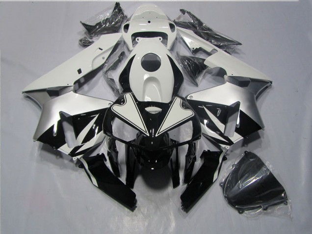 Carénage Moto CBR 600 RR 2005-2006 - Noir Blanc