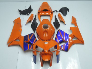 Carénage Moto CBR 600 RR 2005-2006 - Orange Bleu
